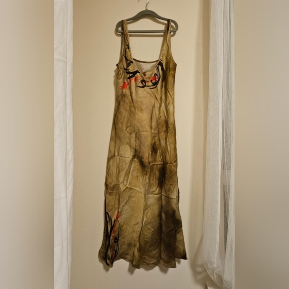 Pretty Asia Region Exclusive Limited Edition Printed Suspender Dress By Zara - Picture 13 of 15